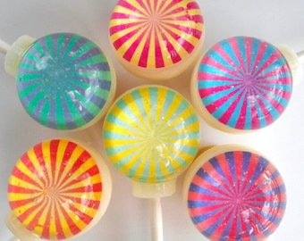 Twirly Whirly Lollipops 6-piece set by I Want Candy!