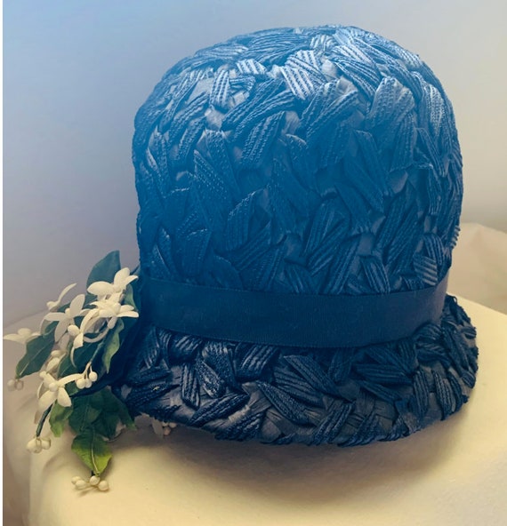 Blue Marshall Field and Company Spring Bucket Hat - image 1