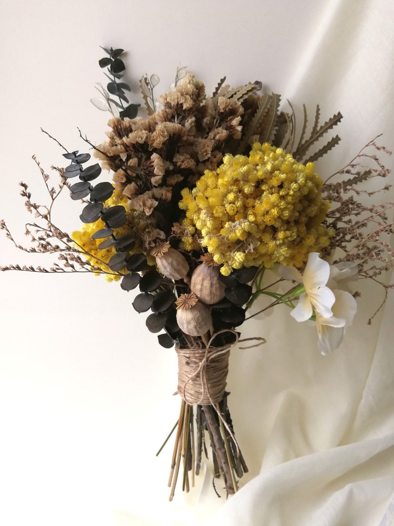 Bouquet Di Fiori Secchi Di Eucalipto - 52 Pezzi Per Decorazioni Matrimoni, Fai Da Te, Aromaterapia - Verde - Foto 7