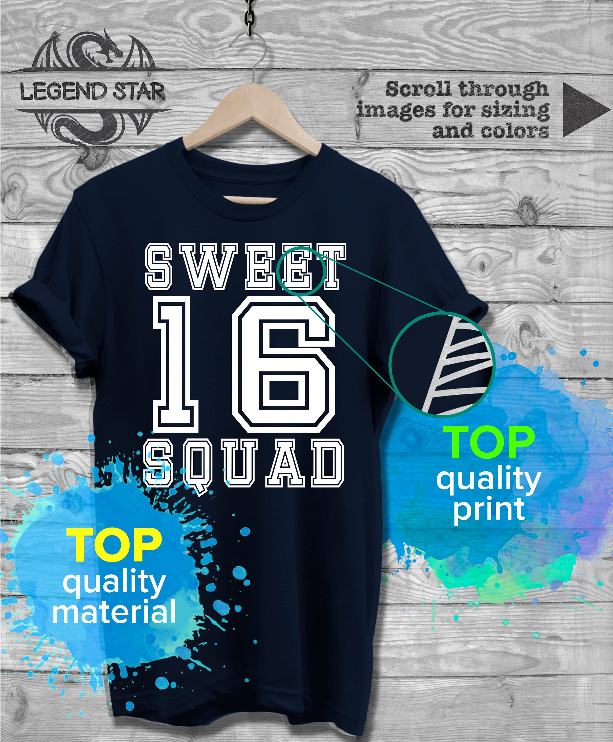 Sweet 16 Birthday T-shirt Sweet Sixteen Shirts 16th Birthday | Etsy