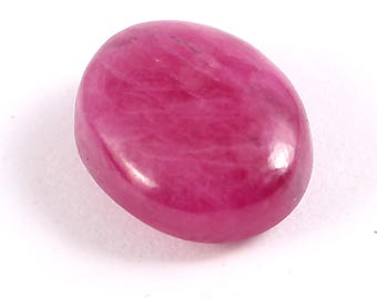 Cabochon di rubino rosa naturale di alta qualità, 12x9×5 MM, pietra preziosa di rubino di forma ovale, pietra preziosa di rubino di misura dell'anello, per la creazione di gioielli