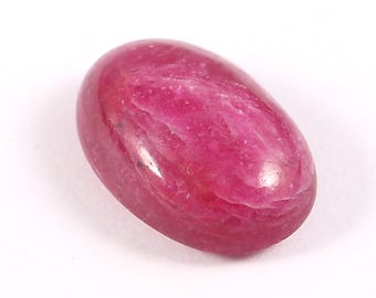 Cabochon di rubino rosa naturale di alta qualità, 15x10×5 MM, pietra preziosa di rubino di forma ovale, pietra preziosa di rubino di misura dell'anello, per la creazione di gioielli
