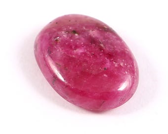 Cabochon di rubino rosa naturale di alta qualità, 15x11×4 MM, pietra preziosa di rubino di forma ovale, pietra preziosa di rubino di misura dell'anello, per la creazione di gioielli