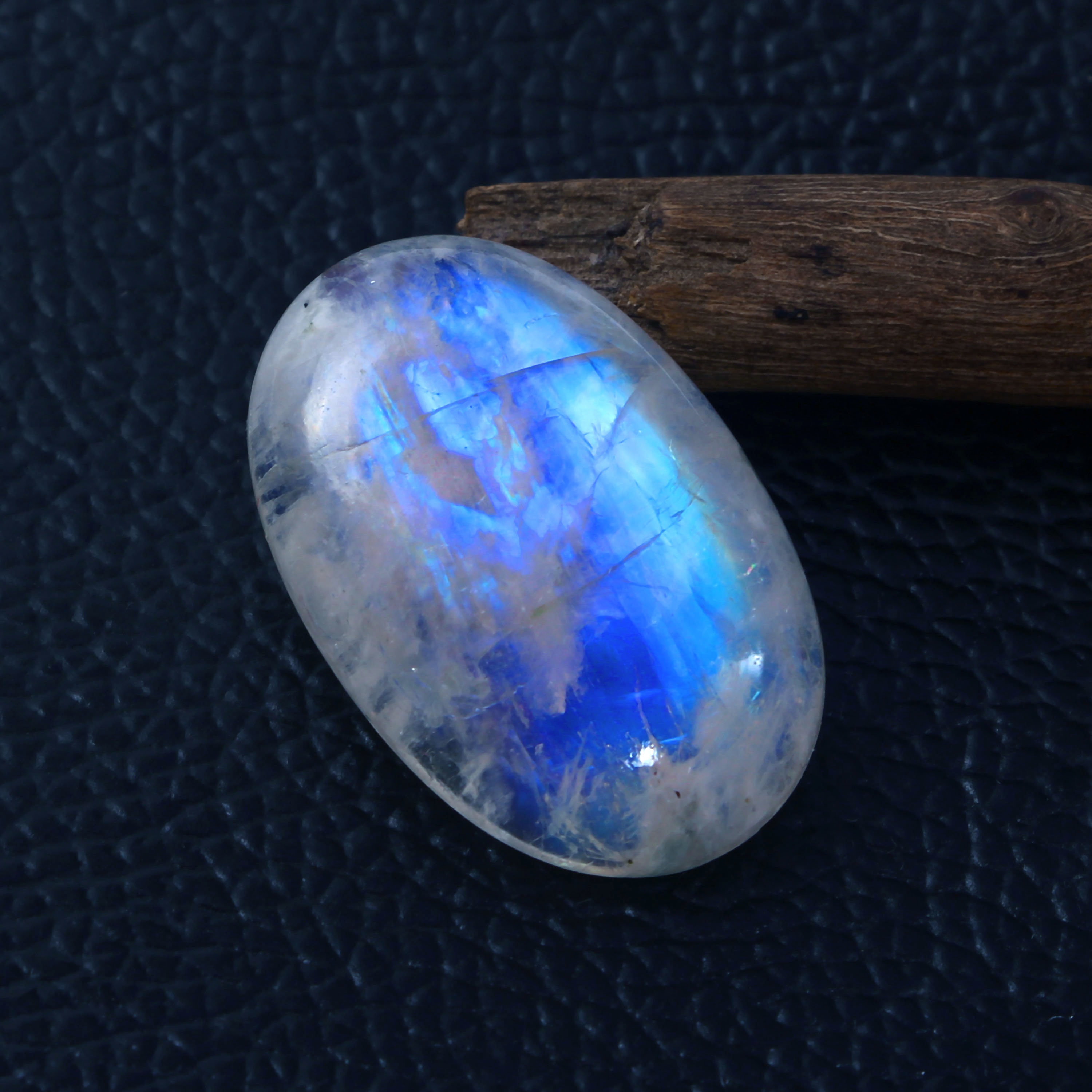 30x20x7 Mm Moonstone High Quality Natural Blue Shine Moonstone Etsy UK