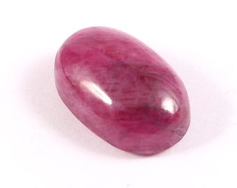 Cabochon di rubino rosa naturale di alta qualità, 15x9×6 MM, pietra preziosa di rubino di forma ovale, pietra preziosa di rubino di misura dell'anello, per la creazione di gioielli