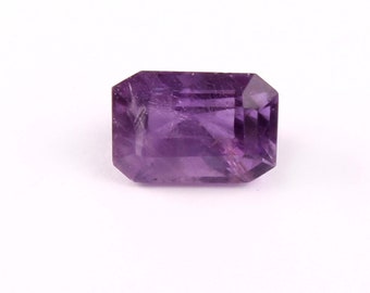 Niesamowita jakość Naturalny ametyst Afrykański ametyst Prostokątny fasetowany 11X7X8 mm Cięty Brylantowy połysk Ametyst Wysokiej jakości