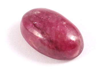 Cabochon di rubino rosa naturale di alta qualità, 15x9×6 MM, pietra preziosa di rubino di forma ovale, pietra preziosa di rubino di misura dell'anello, per la creazione di gioielli