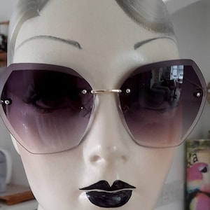 Quadrant smoke tinted sunglasses heather milano paris ibiza clubbing glamour beach dual oversized retro fashion ibiza sunglasses san tropez