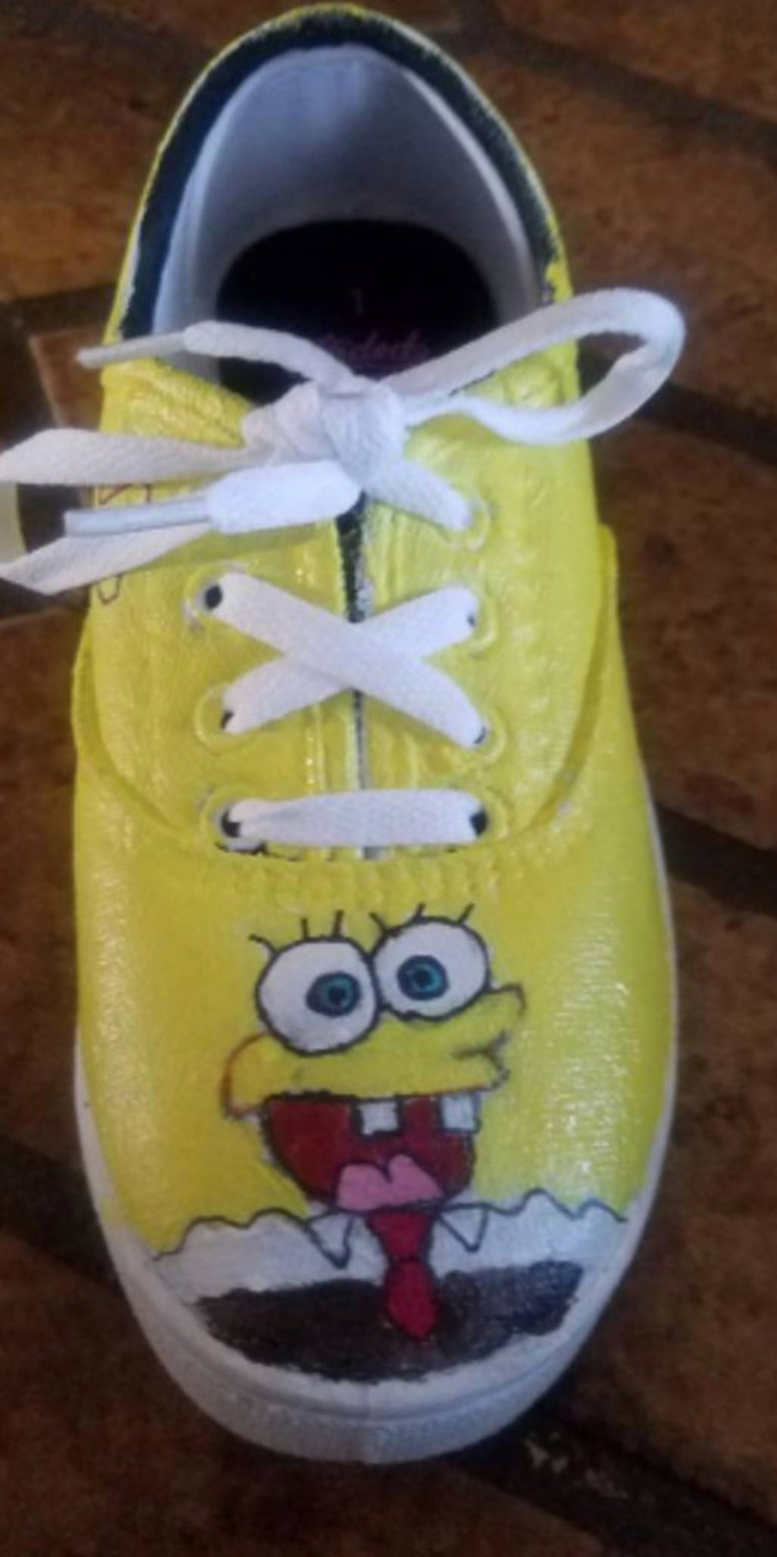Spongebob and Patrick Hand Painted Shoes | Etsy