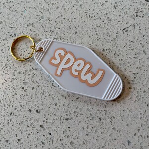 Subtle Fandom Motel Keychain | Fun Keychain | Cool Keyring | Retro ...
