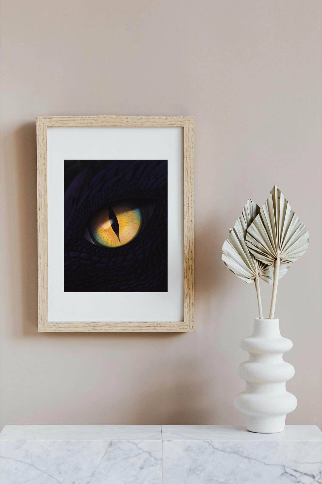 Dragon Eye Art Print: Fantasy Wall Decor (11in X 14in) - Etsy