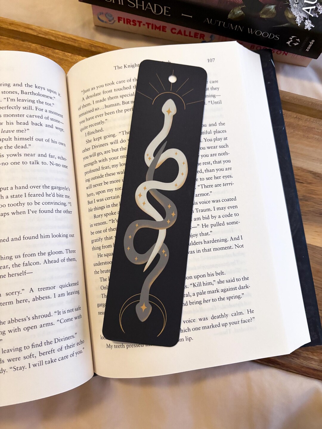 Sharp Bookmark Serpent Bookmark | the Bookmark Bar - Etsy