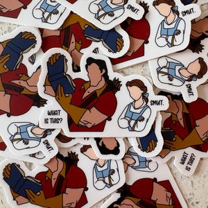 Smut Reader Sticker: Book Laptop Decal