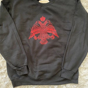 Orthodox two headed eagle sweatshirt