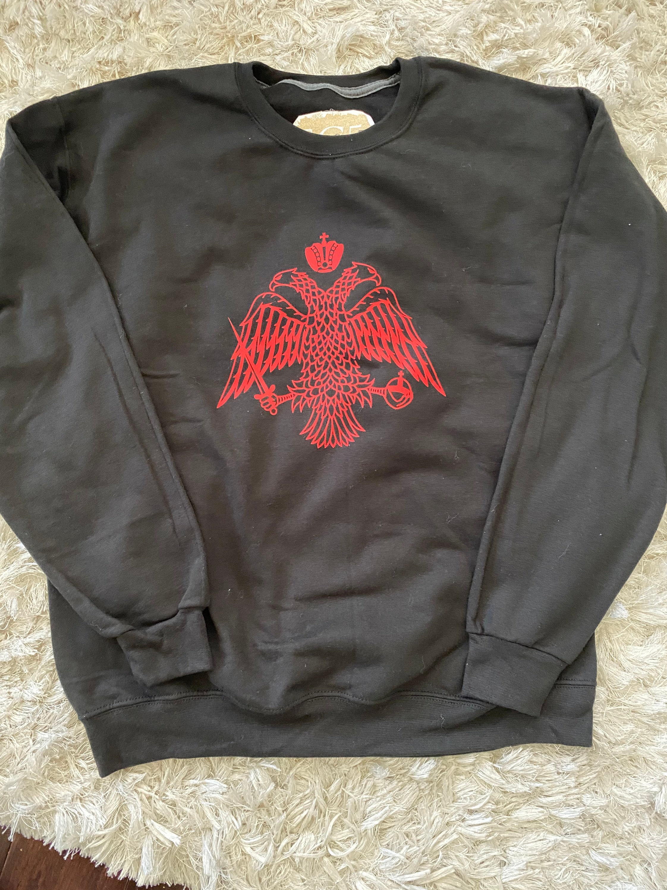 Orthodox two headed eagle sweatshirt