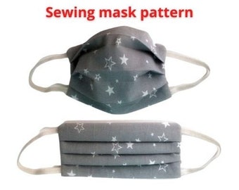 Pleated Mask Patterns | Etsy