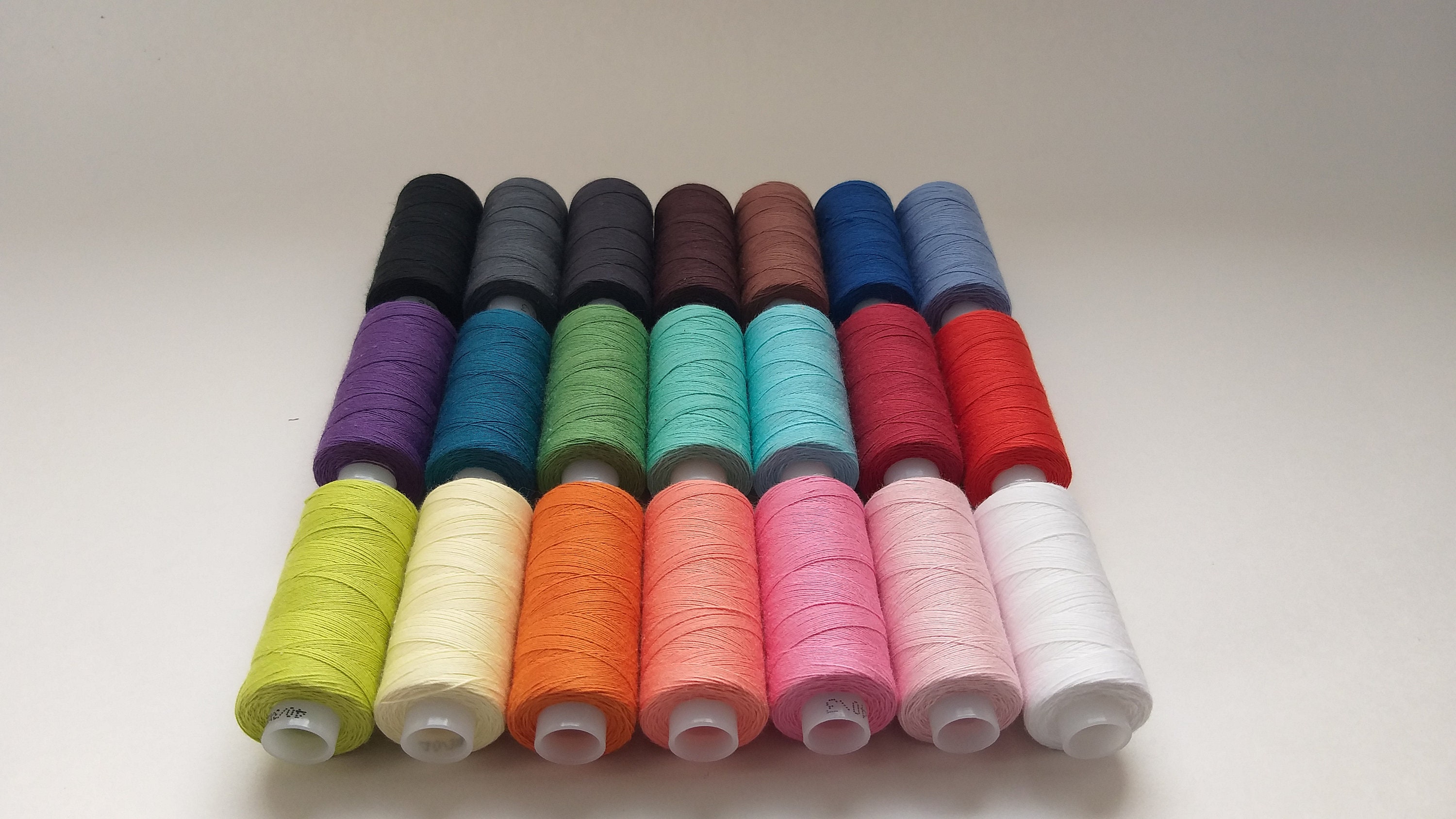 Cotton thread for sewing Sewing thread spools Cotton Etsy