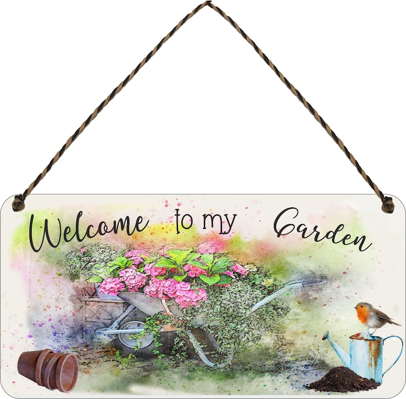Personalised Garden Sign to My Garden Sign Plaque Etsy Australia