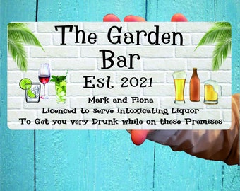 PERSONALISED BARBECUE SIGN DRINKS AREA SIGN BBQ BARBY BOOZE PATIO AREA GARDEN PERSONALISED BARBECUE SIGN DRINKS AREA SIGN BBQ BARBY BOOZE PATIO AREA GARDEN