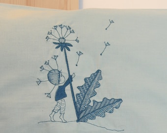 Embroidery file dandelion boy digital instant download