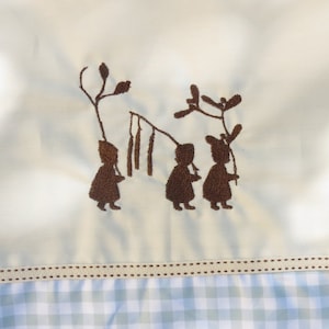 2 embroidery files silhouette flower children root children autumn digital instant download for embroidery with an embroidery machine