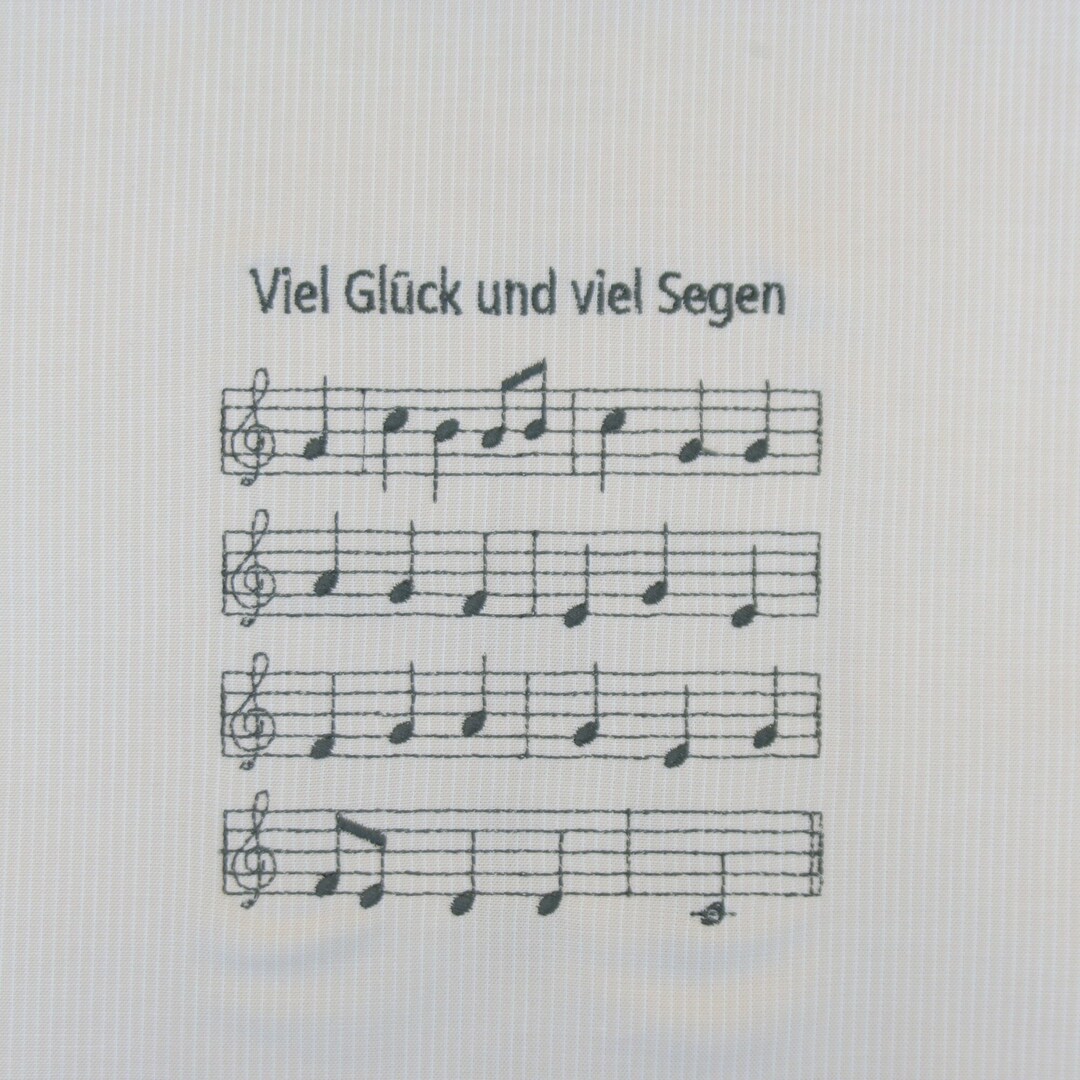 Viel Glück Und Viel Segen Lied 2 Stickdateien Musiknoten Viel Glück und viel Segen zum digitalen
