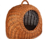 MyBer Cat Transport Box Cats Basket Cave Cat Cave Cat Basket Dog Basket Braided from Willow K5-081