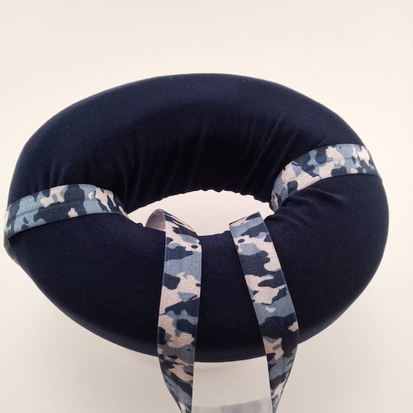 CNH Ear Donut Pillow - Navy Camo