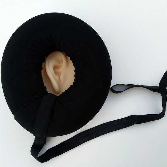CNH Ear Donut Pillow Blk/Wht Etsy