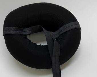 CNH Ear Donut Pillow - BLACK