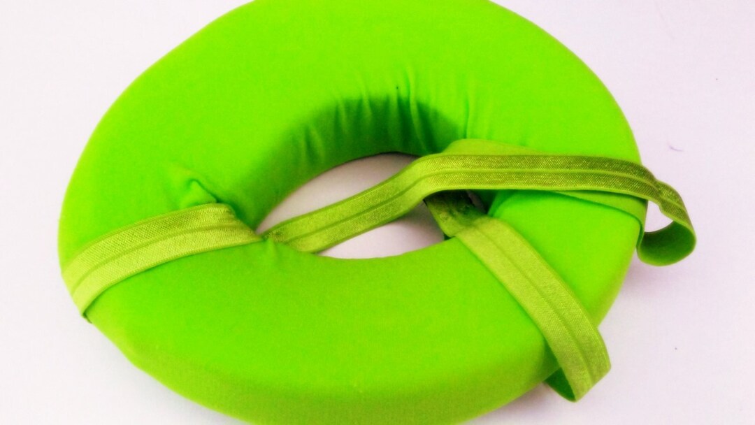 CNH Ear Donut Pillow Lime Etsy