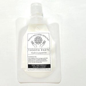 Hidroxyapatite, Colloidal Silver, Clove & Peppermint Toothpaste – No Fluoride