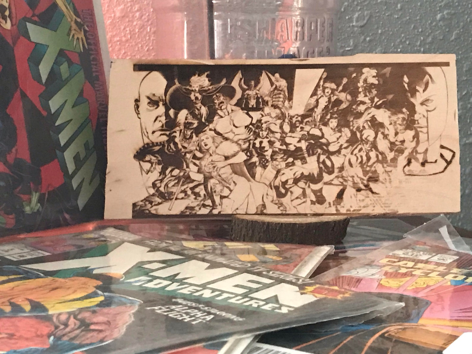 Laser Engraved Marvel XMEN Gifts for Him Comic Art Etsy