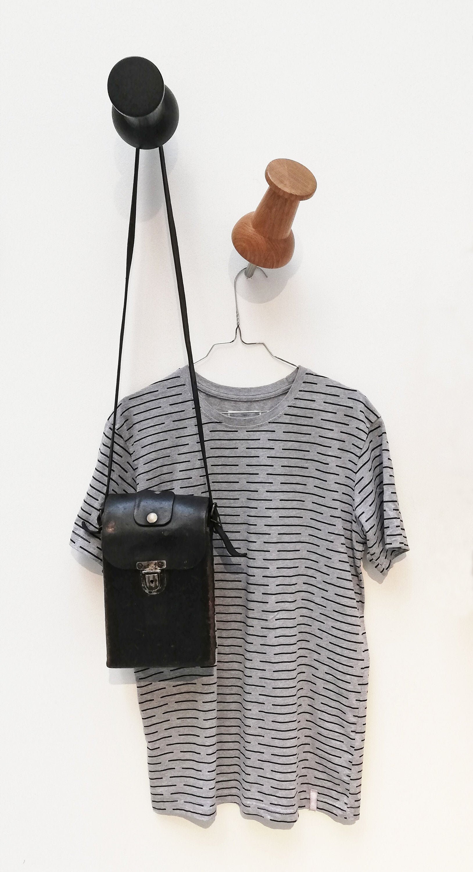 xxl Wood Pinpin/Garde-Robe Wall Hooks Oak Clear