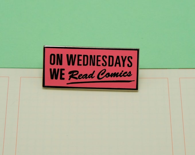 New Comic Wednesdays Pin