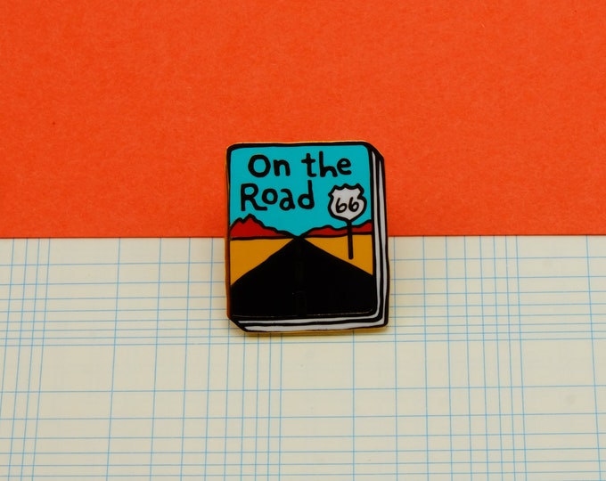 On the Road Book Pin