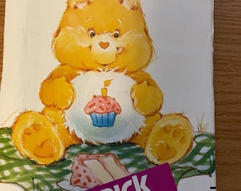 Oso de cumpleaños sin cortar de Butterick Care Bears n.° 6229