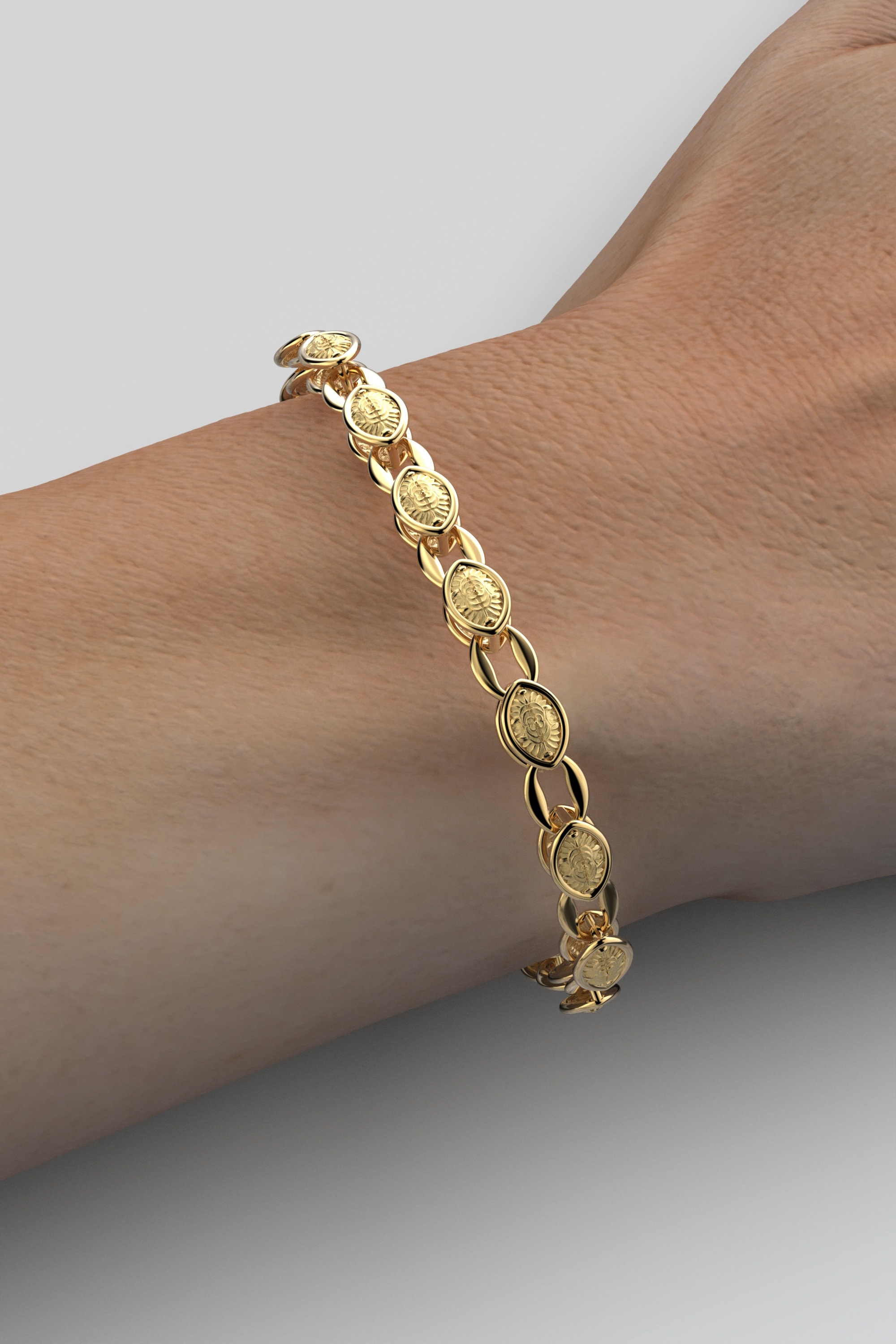 Bracelet Gourmette Or Jaune 18 Carats - 6,04g - Longueur 20,5cm - Excellent état