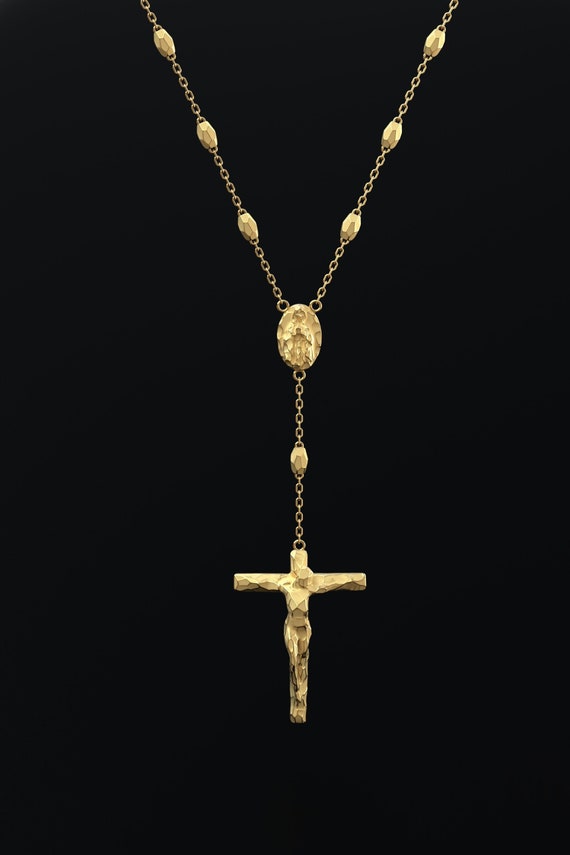 Rosary gold 18k discount