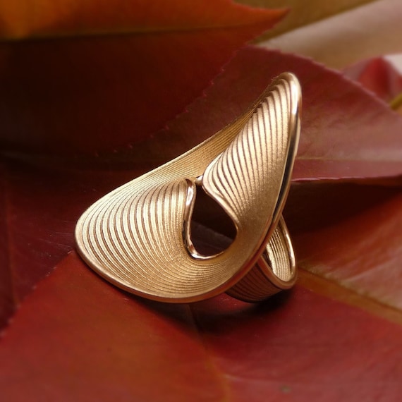 Italian 14kt Two-Tone Gold Spiral Ring | Ross-Simons