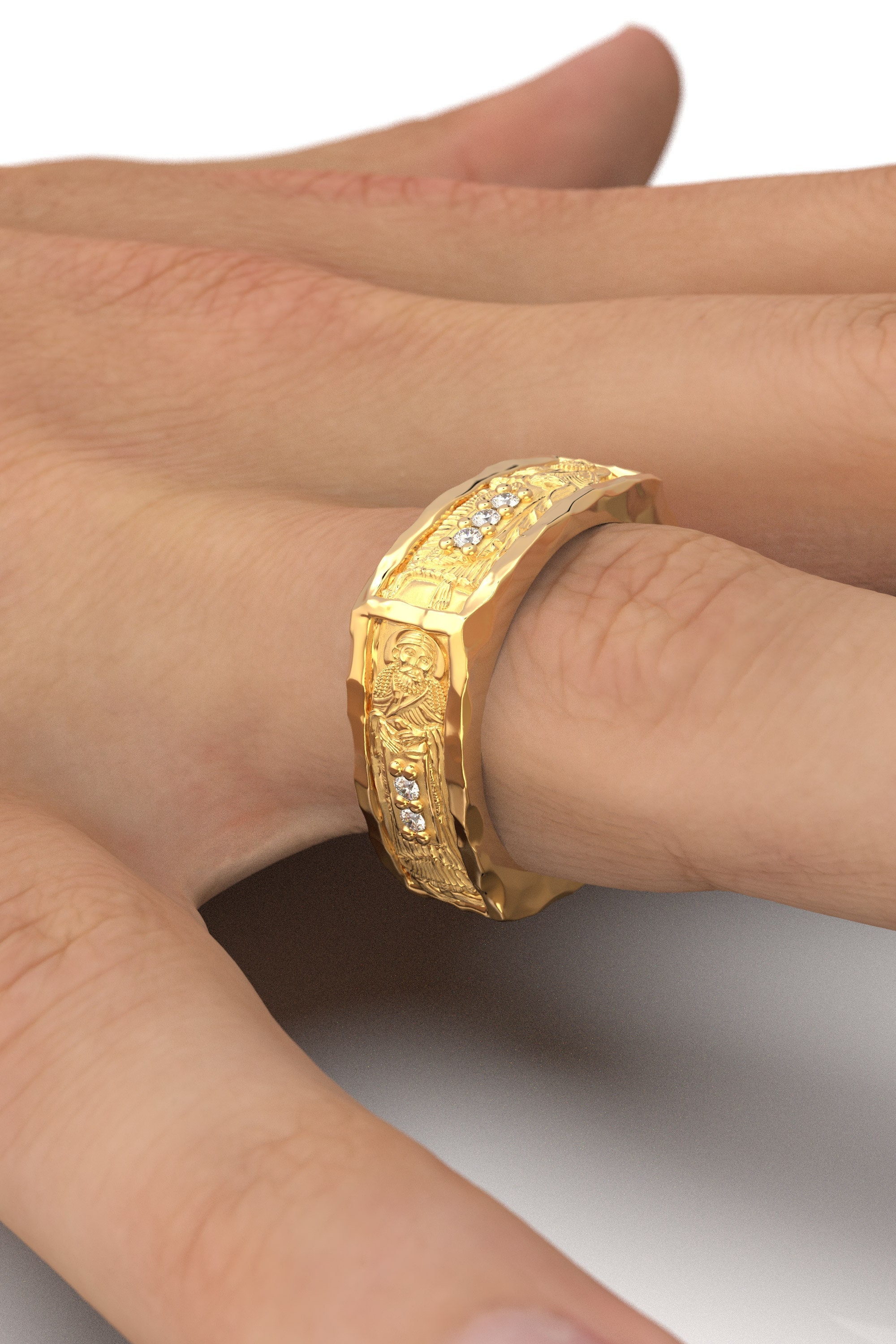 お値下げ❣️MEJURI Sculpture Ring 14Kゴールド 14K Gold & Diamond Ring - M889 - Marika
