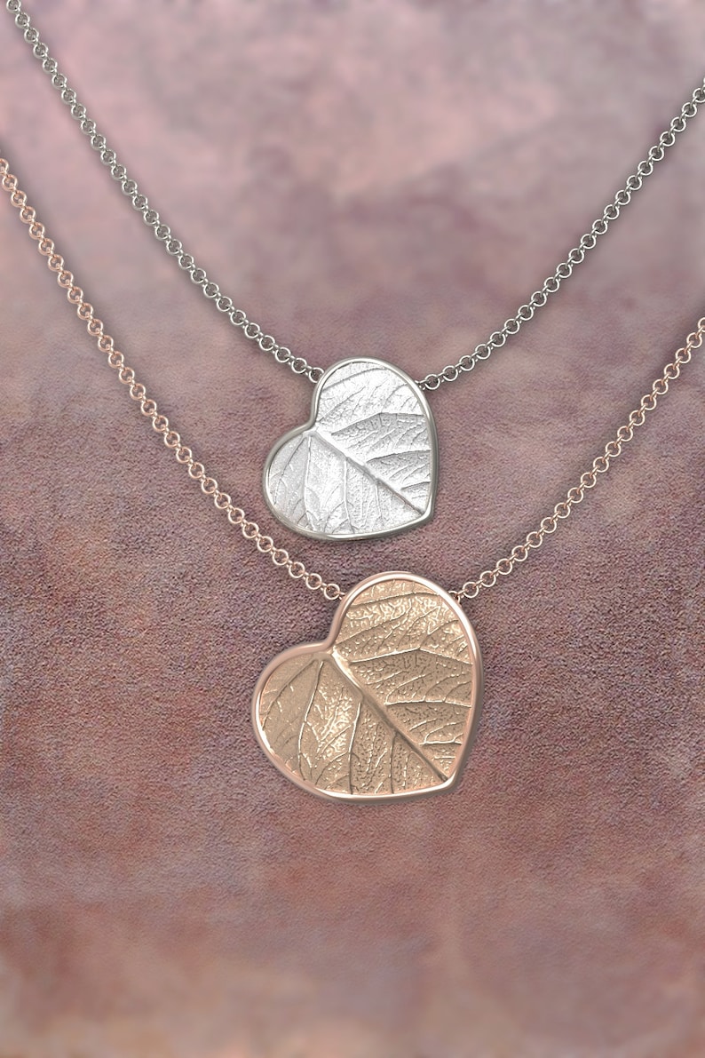 Solid Gold Pendant Necklace Heartshaped Gold Pendant With Etsy Canada