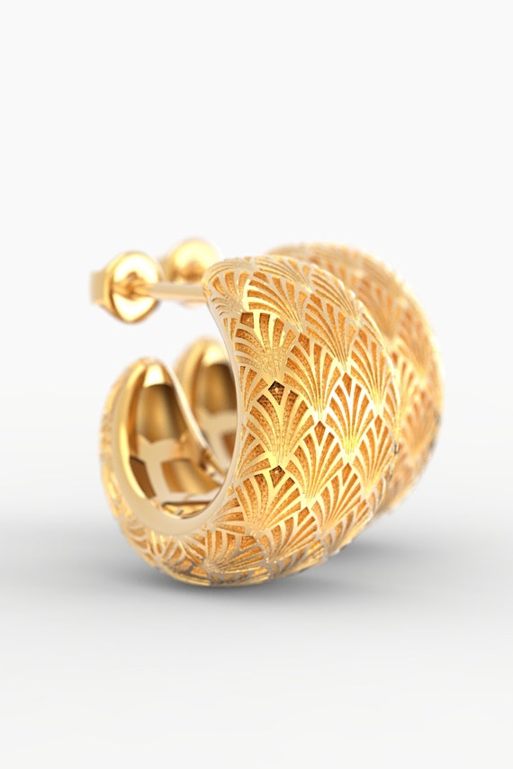 Italian gold earrings on sale designs