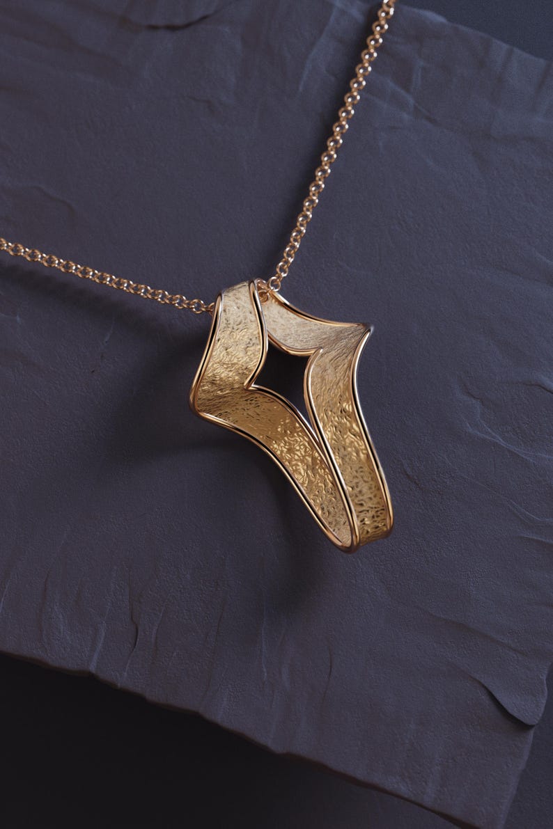 Unisex solid gold cross necklace in 18k rose gold, made in Italy