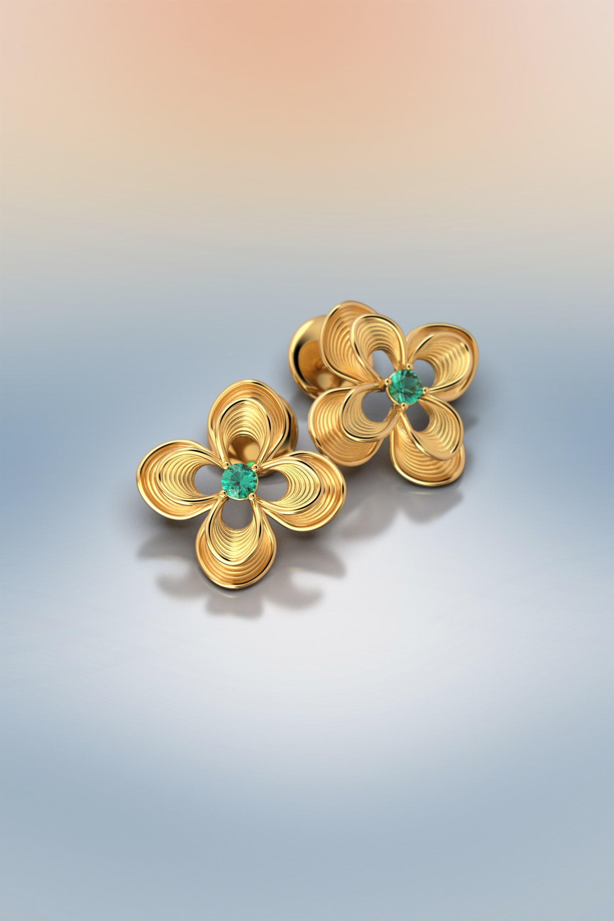 louis vuitton clover earrings