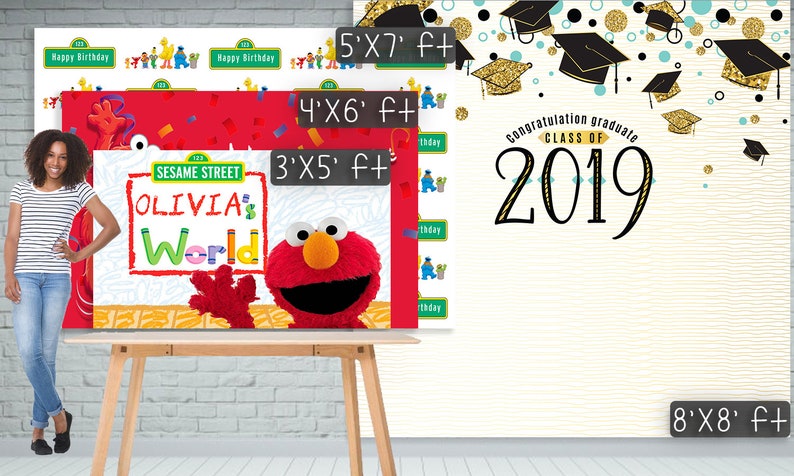Yo Gabba Gabba Backdrop Custom Birthday Banner