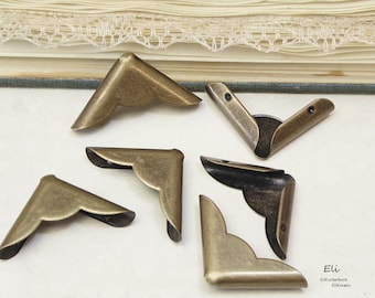 0,25€/1Stk 20 Schutzecken Buchecken Mappenecken Kantenecken 32x23mm silbern 0,25€/1Stk 20 Schutzecken Buchecken Mappenecken Kantenecken 32x23mm silbern