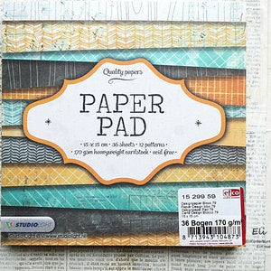 Paper Pad Designpapier Studio Light #79 - 15x15cm - 36 Blatt - 170gsm - #6117-79 - 1529959