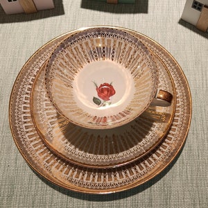 Collector&#39;s table setting by Z & Co. Tirschenreuth Bavaria, Vintage