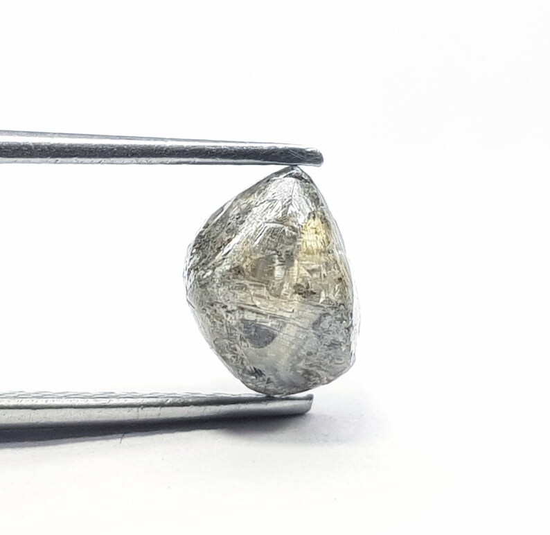 Natural Rough Diamond, 2.18 Carat Single Salt and Pepper Diamond,raw